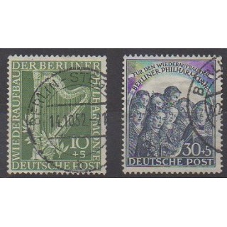 Buy this set of stamps of West Germany (FRG - Berlin) of the year 1950 (Nb 58/59). - Used