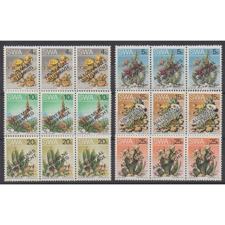 Acheter cette série de timbres du Sud-Ouest africain de l'année 1978 (No 397/414).