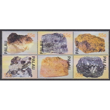 Palau - 2004 - No 1994/1999 - Minéraux - Pierres précieuses