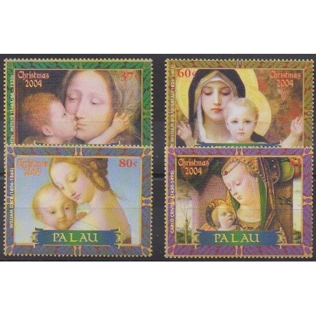 Palau - 2004 - Nb 2100/2103 - Christmas - Paintings