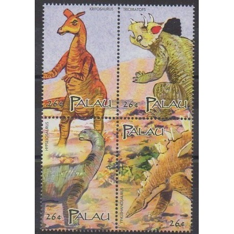 Palau - 2004 - No 2111A/2111D - Animaux préhistoriques