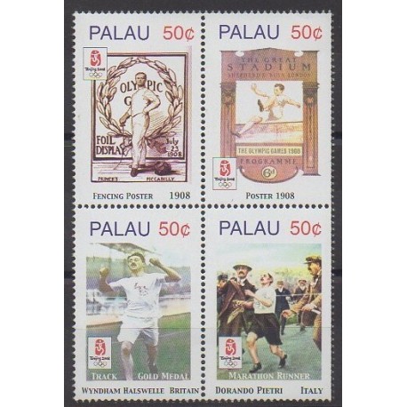 Palau - 2008 - No 2384/2387 - Jeux Olympiques d'été