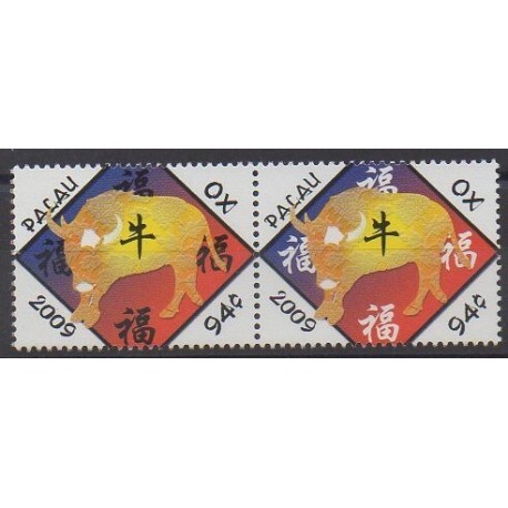 Palau - 2009 - Nb 2447/2448 - Horoscope