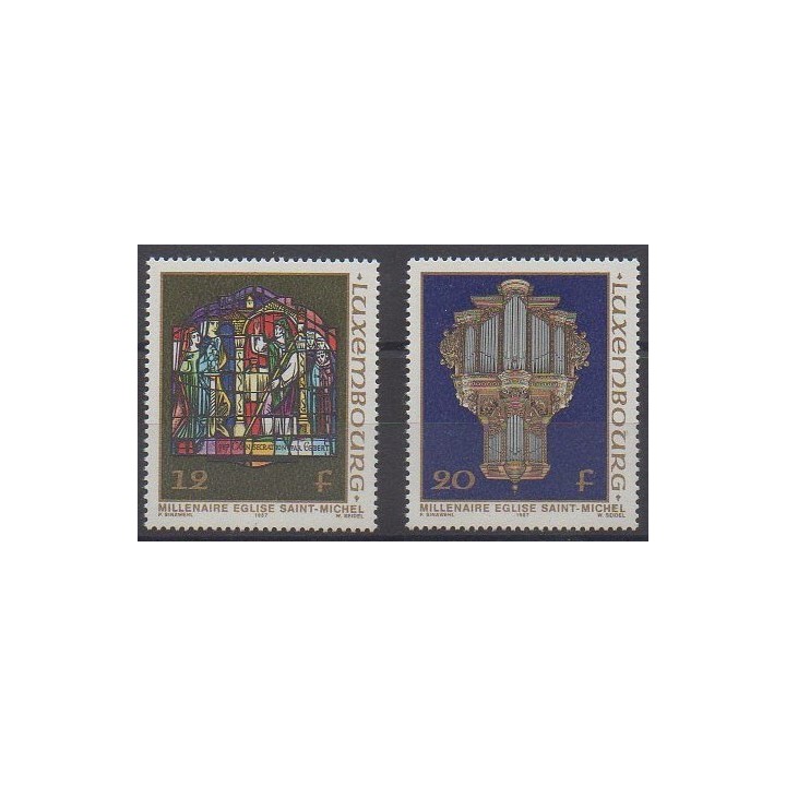 Acheter cette série de timbres du Luxembourg de l'année 1987 (No 1126/1127).