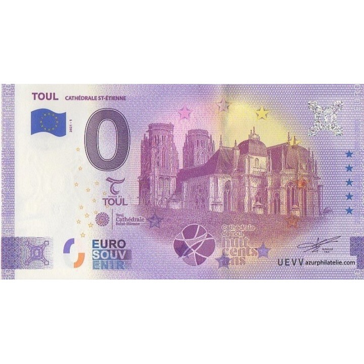 Euro banknote memory - 2021 - Cathédrale St-Etienne - (Meurthe-et-Moselle)