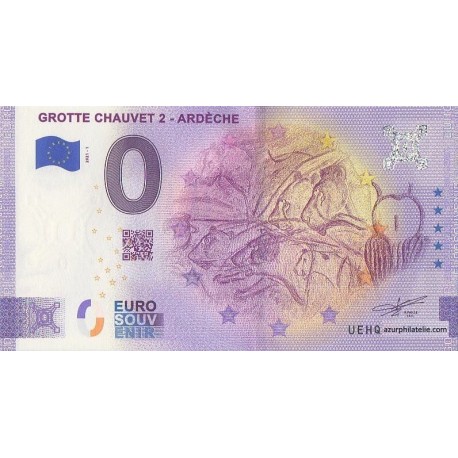 Euro banknote memory - 07 - Grotte Chauvet 2 - Ardèche - 2021-1