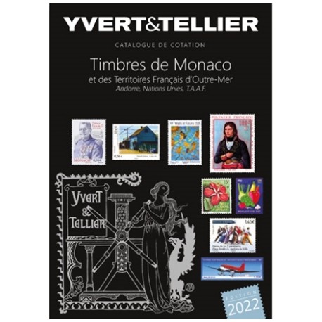 Timbres de Monaco, Territoires français d'Outre-Mer, Andorre, Europa et Nations-Unies (Edition 2021)