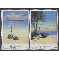 Palau - 1996 - No 1002/1003 - Peinture
