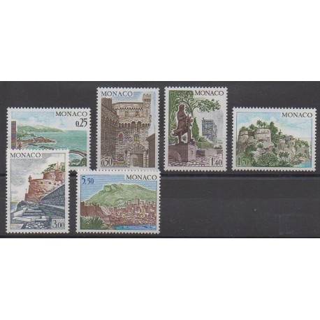 Monaco - 1974 - No 986/991 - Sites