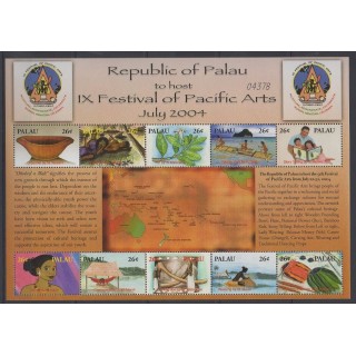 Acheter cette série de timbres de Palau de l'année 2004 (No 2000/2009).