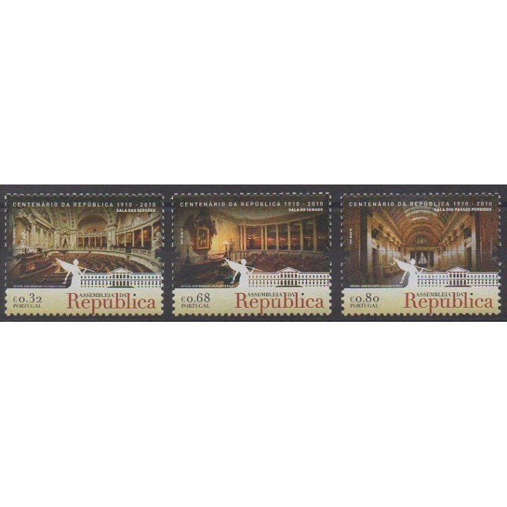 Buy this set of stamps of Portugal of the year 2010 (Nb 3540/3542).