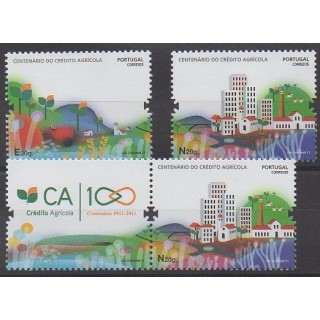 Acheter cette série de timbres du Portugal de l'année 2011 (No 3586/3587A).