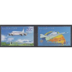 Kazakhstan - 2002 - No 337/338 - Aviation