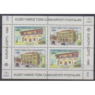 Acheter ce bloc-feuillet de Turquie (Chypre du nord) de l'année 1990 (No BF8).