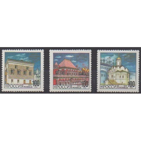 Russia - 1993 - Nb 6033/6035 - Architecture