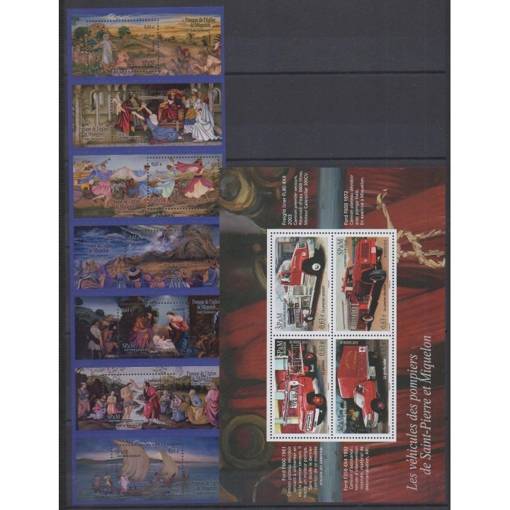 Buy the stamps and the 3 souvenir sheets of Saint-Pierre et Miquelon of the year 2013 (Nb 1058/1096).