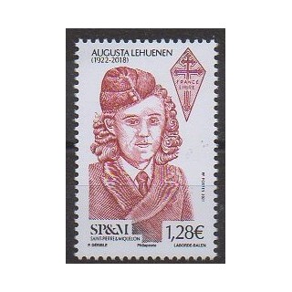 Acheter ce timbre de Saint-Pierre et Miquelon de l'année 2021 (Augusta Lehuenen).
