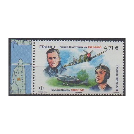 France - Airmail - 2021 - Nb PA85a - Planes