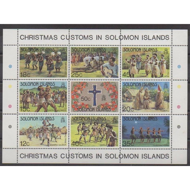 Acheter ce bloc-feuillet des îles Salomon de l'année 1983 (No BF12).