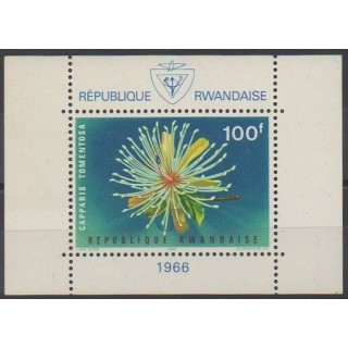 Acheter ce bloc-feuillet du Rwanda de l'année 1966 (No BF6).