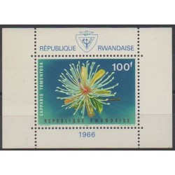 Rwanda - 1966 - Nb BF6 - Flowers