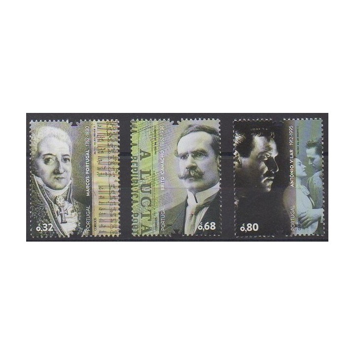 Acheter cette série de timbres du Portugal de l'année 2012 (No 3678/3680).