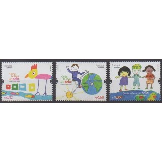 Buy this set of stamps of Portugal of the year 2011 (Nb 3662/3664).