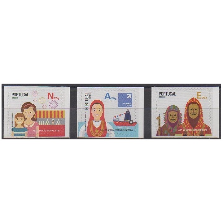 Acheter cette série de timbres du Portugal de l'année 2013 (No 3843/3845).