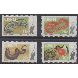 Afrique du Sud - Ciskey - 1984 - No 57/60 - Insectes