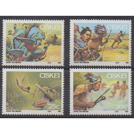 South Africa - Ciskey - 1987 - Nb 123/126