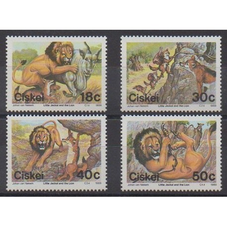 Afrique du Sud - Ciskey - 1989 - No 158/161 - Littérature