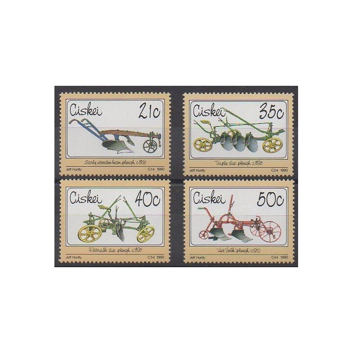 Acheter cette série de timbres d'Afrique du Sud - Ciskey de l'année 1990 (No 175/178).