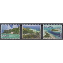 Polynésie - 2021 - No 1280/1282 - Sites