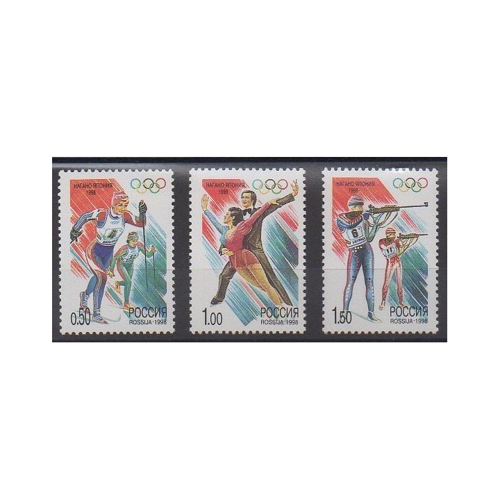 Acheter cette série de timbres de Russie de l'année 1998 (No 6329/6331).