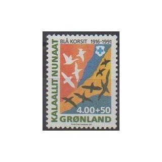 Buy this stamp of Greenland of the year 1991 (Nb 208).