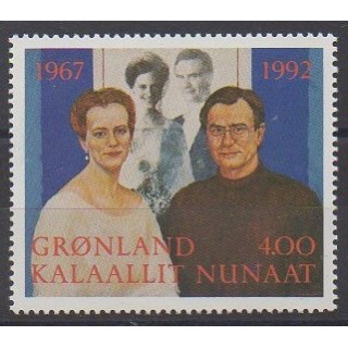Buy this stamp of Greenland of the year 1992 (Nb 214).