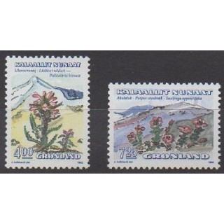 Buy this set of stamps of Greenland of the year 1992 (Nb 211/212).