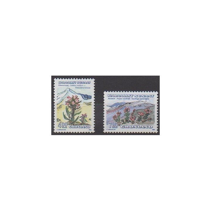 Acheter cette série de timbres du Groenland de l'année 1992 (No 211/212).