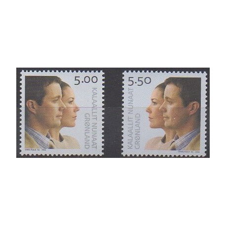 Groenland - 2004 - No 399/400 - Royauté - Principauté