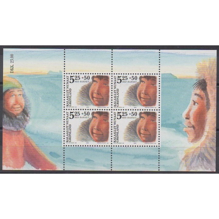Buy this souvenir sheet  of Greenland of the year 2005 (Nb BF30).