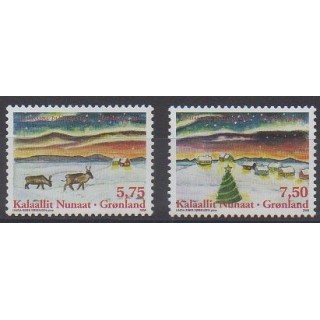 Acheter cette série de timbres du Groenland de l'année 2008 (No 500/501).