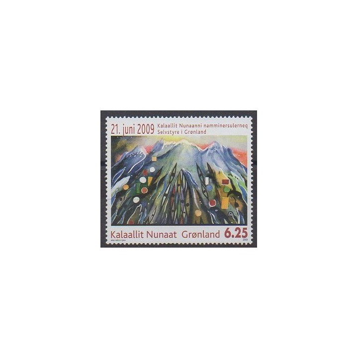 Buy this stamp of Greenland of the year 2009 (Nb 519).