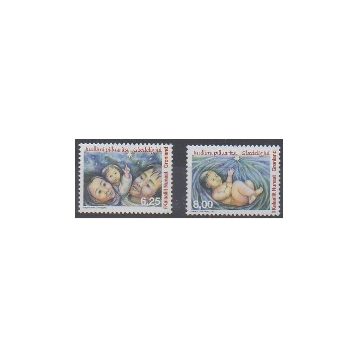 Acheter cette série de timbres du Groenland de l'année 2009 (No 526/527).