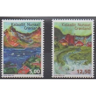 Buy this set of stamps of Greenland of the year 2014 (Nb 634/635).
