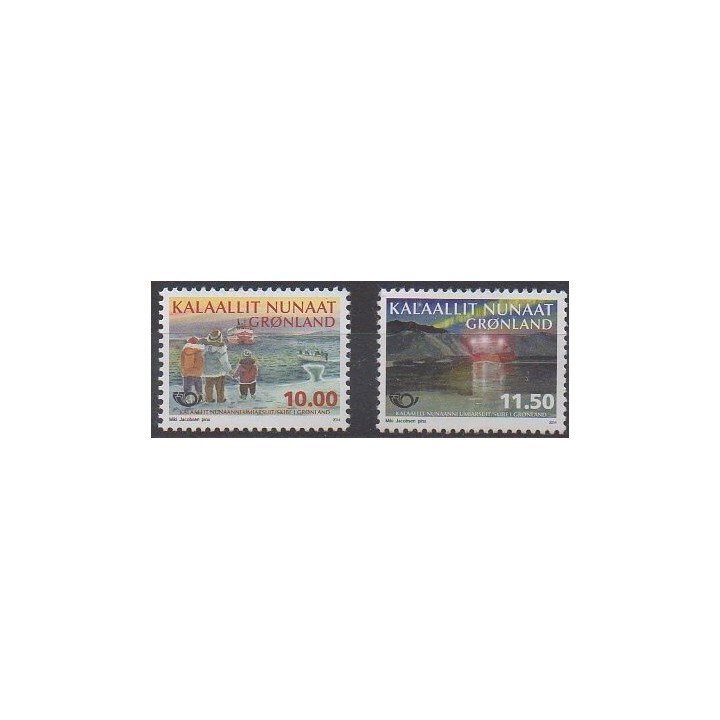 Acheter cette série de timbres du Groenland de l'année 2014 (No 644/645).