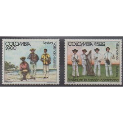 Colombia - 1980 - Nb 772/773 - Music - Folklore