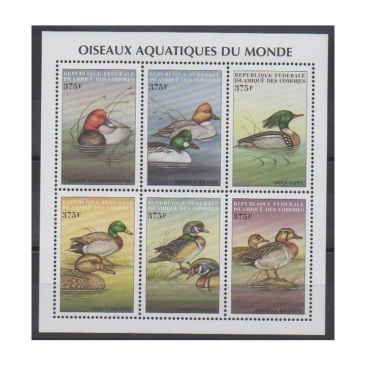 Acheter cette série de timbres des Comores de l'année 1999 (No 859/864).