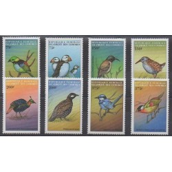 Comoros - 1999 - Nb 865/872 - Birds