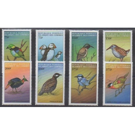 Comores - 1999 - No 865/872 - Oiseaux