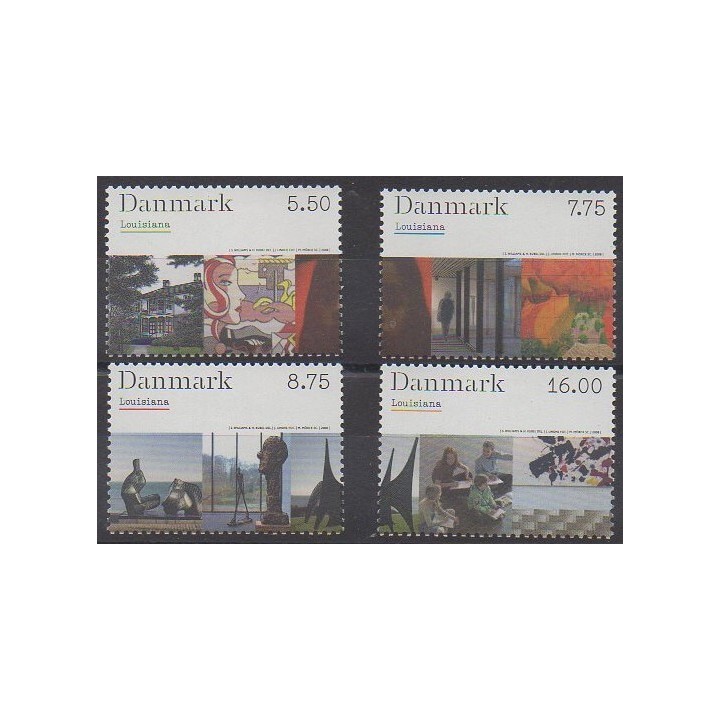 Acheter cette série de timbres du Danemark de l'année 2008 (No 1500/1503).